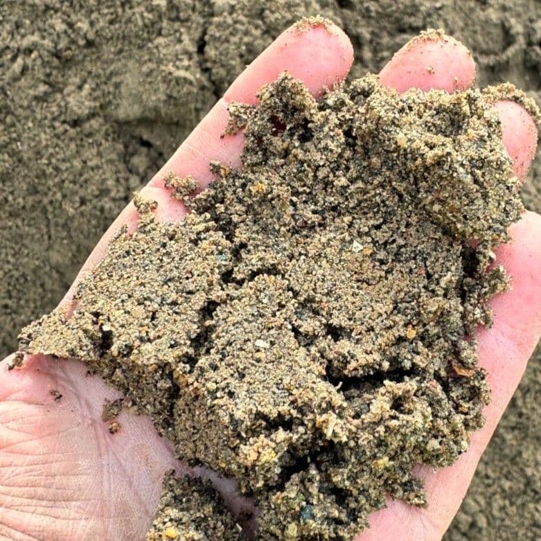 Fines produced from soil washing plant.